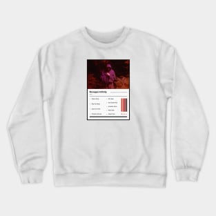 Nonagon Infinity Tracklist Crewneck Sweatshirt